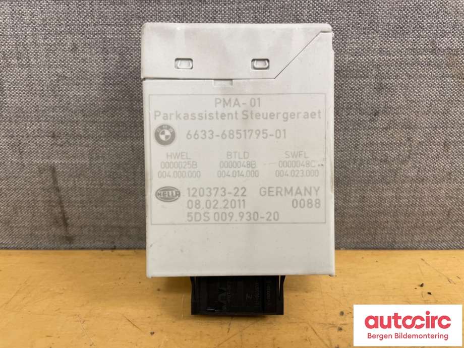 Styreenhet parkering til BMW 5-Serie 2010-2017 (F10/F11) (F10/F11) (BMW|66 33 6 868 756|66 33 6 873 360|6633-6851795-01)