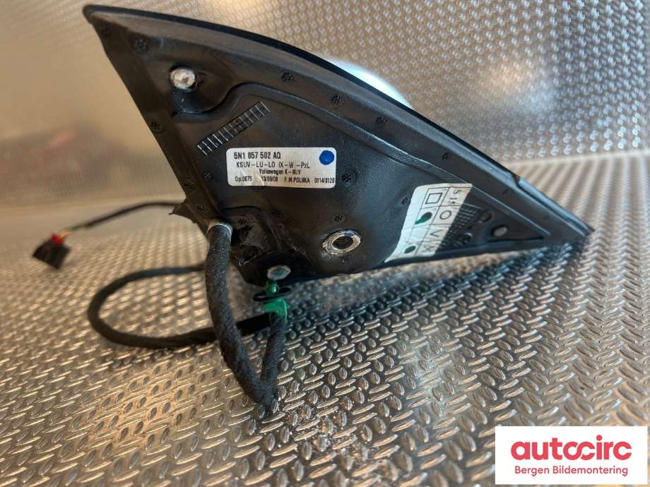 Speil høyre til VW Tiguan 2007-2011 (Type I, Fase 1)  (VOLKSWAGEN|5N1 857 508 R|)