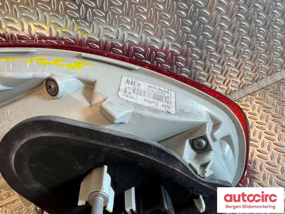 Baklykt høyre indre til Peugeot 2008 2013-2019 (Type I) (PEUGEOT|96 780 745 80|)