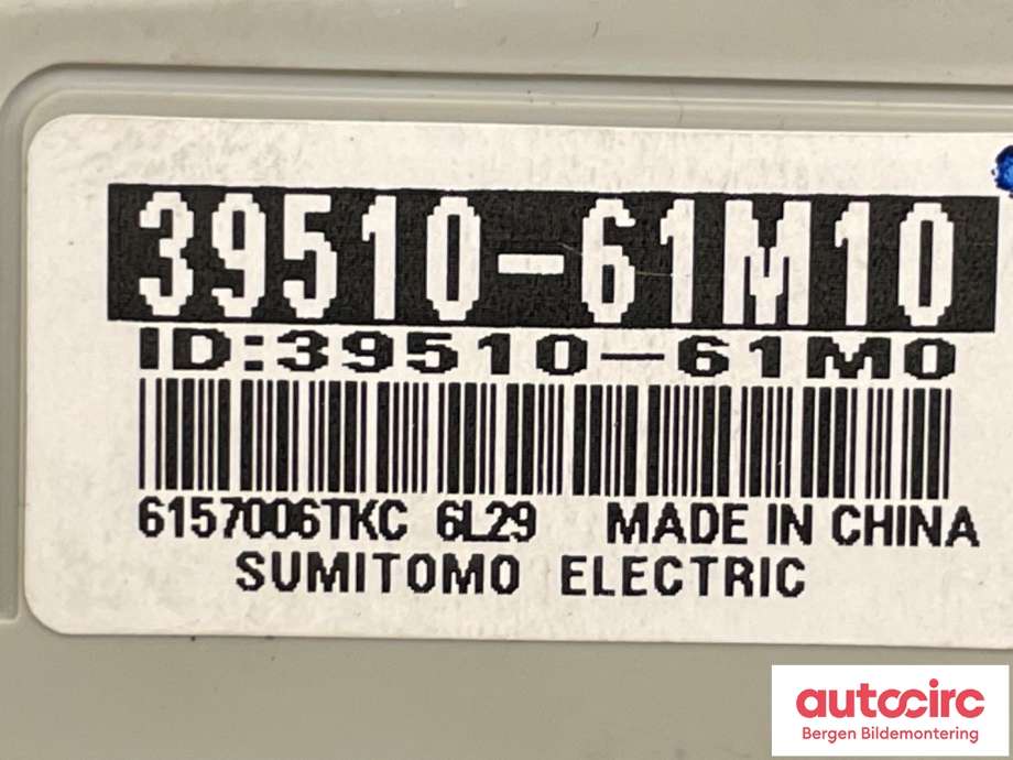 Varmeapparat betjening til Suzuki SX4 S-CROSS 2013-->> (Type II)  (SUZUKI|39510-61M10-BKZ||39510-61M10)