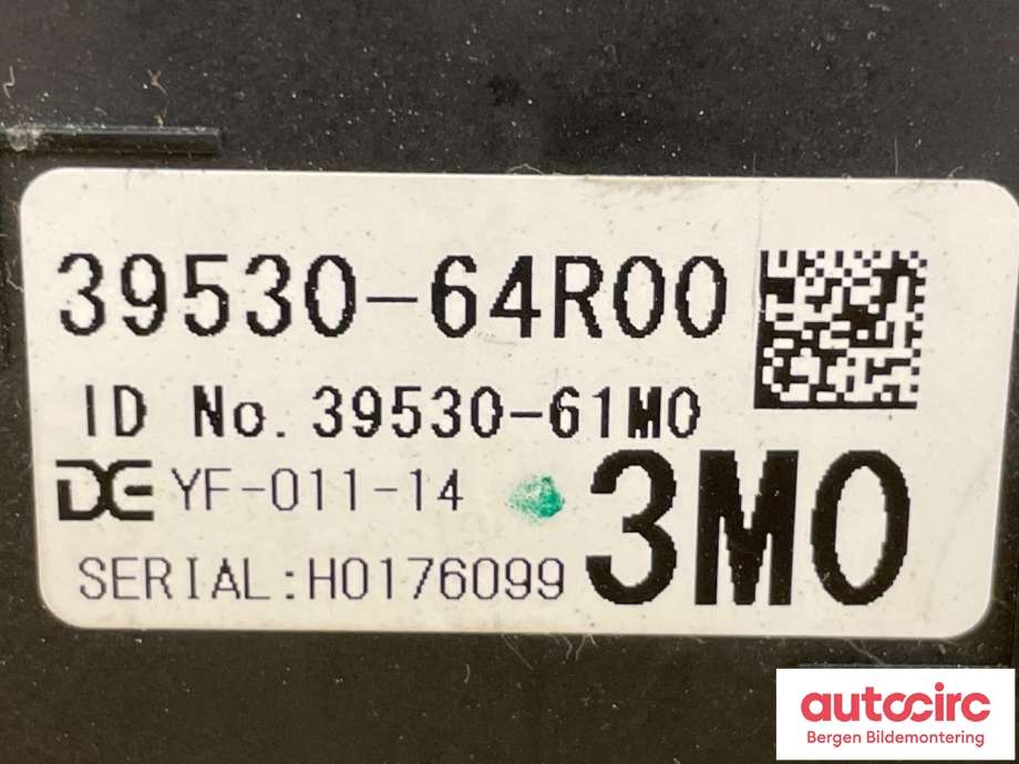 Styreenhet klima/aircondition til Suzuki SX4 S-CROSS 2013-->> (Type II)  (SUZUKI|39530-64R00|)