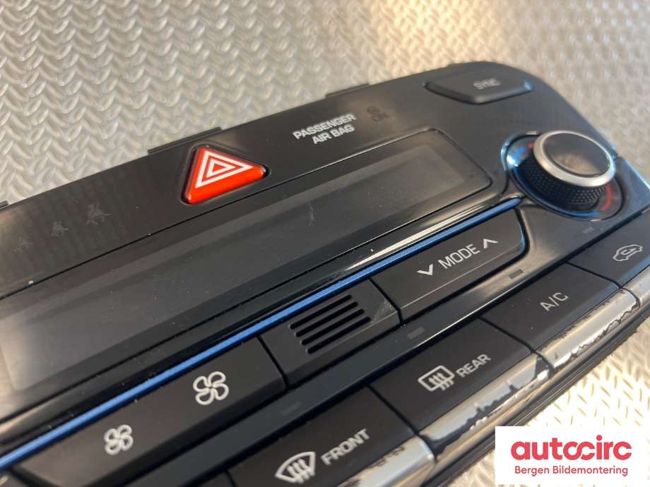 Varmeapparat betjening til Hyundai Ioniq Electric 2016-2019 (Fase 1) (HYUNDAI|97250G2050MBI|)
