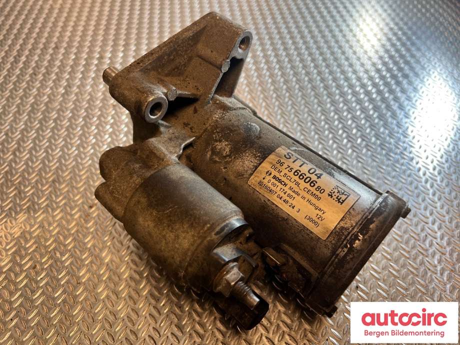 Starter diesel til Peugeot 5008 2010-2017 (Type I) (PEUGEOT|96 756 606 80|)