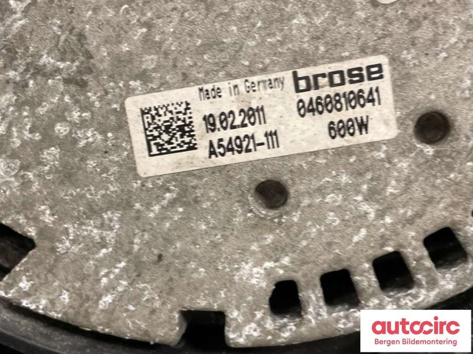 Kjølevifte til BMW 5-Serie 2010-2017 (F10/F11) (F10/F11) (BMW|17 42 8 509 740|)