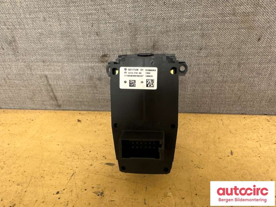 Bryter elektrisk håndbrekk/parkbrems til BMW 5-Serie 2010-2017 (F10/F11) (F10/F11) (BMW|3214.3701-00|61 31 9 877 889|9217594)