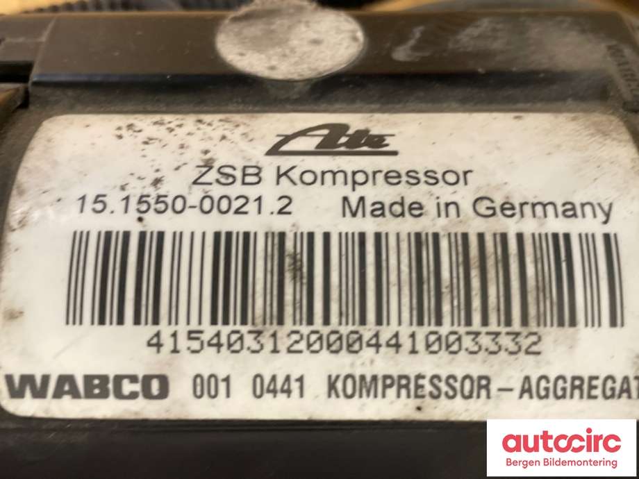 Kompressor nivå/luft til Audi A8 2003-2010 (Type II)  (AUDI|4E0 616 007 C||4E0 616 005 E)