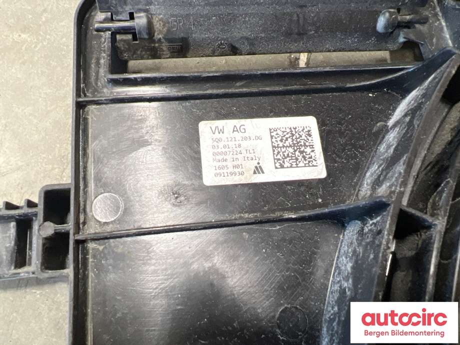 Kjølevifte til Audi A3 2016-2020 (Type III, Fase 2)  (AUDI|5Q0 121 203 DG|)