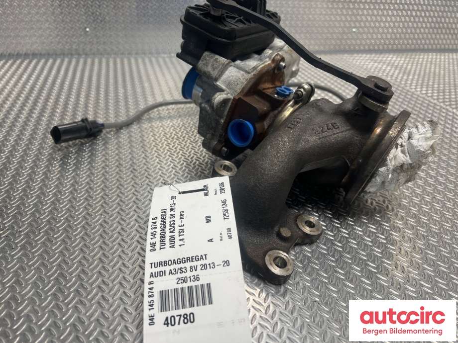 Turbo til Audi A3 2016-2020 (Type III, Fase 2)  (AUDI|04E 145 874 B||04E 145 722 R)