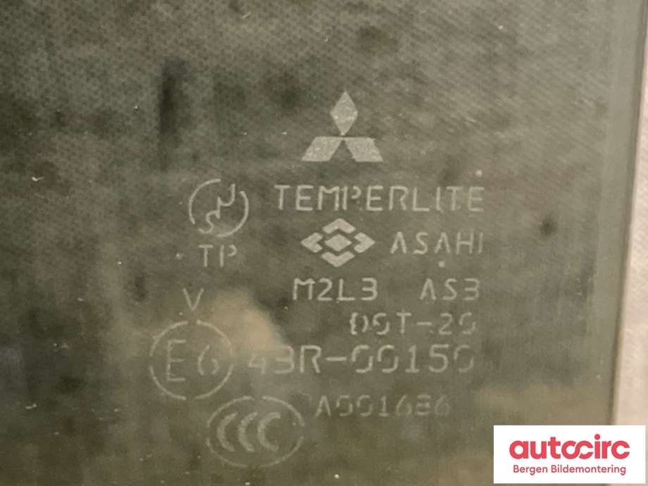 Siderute venstre bak til Mitsubishi Pajero 2007-2016 (Type IV, Fase 1) (MITSUBISHI|MR436983|)