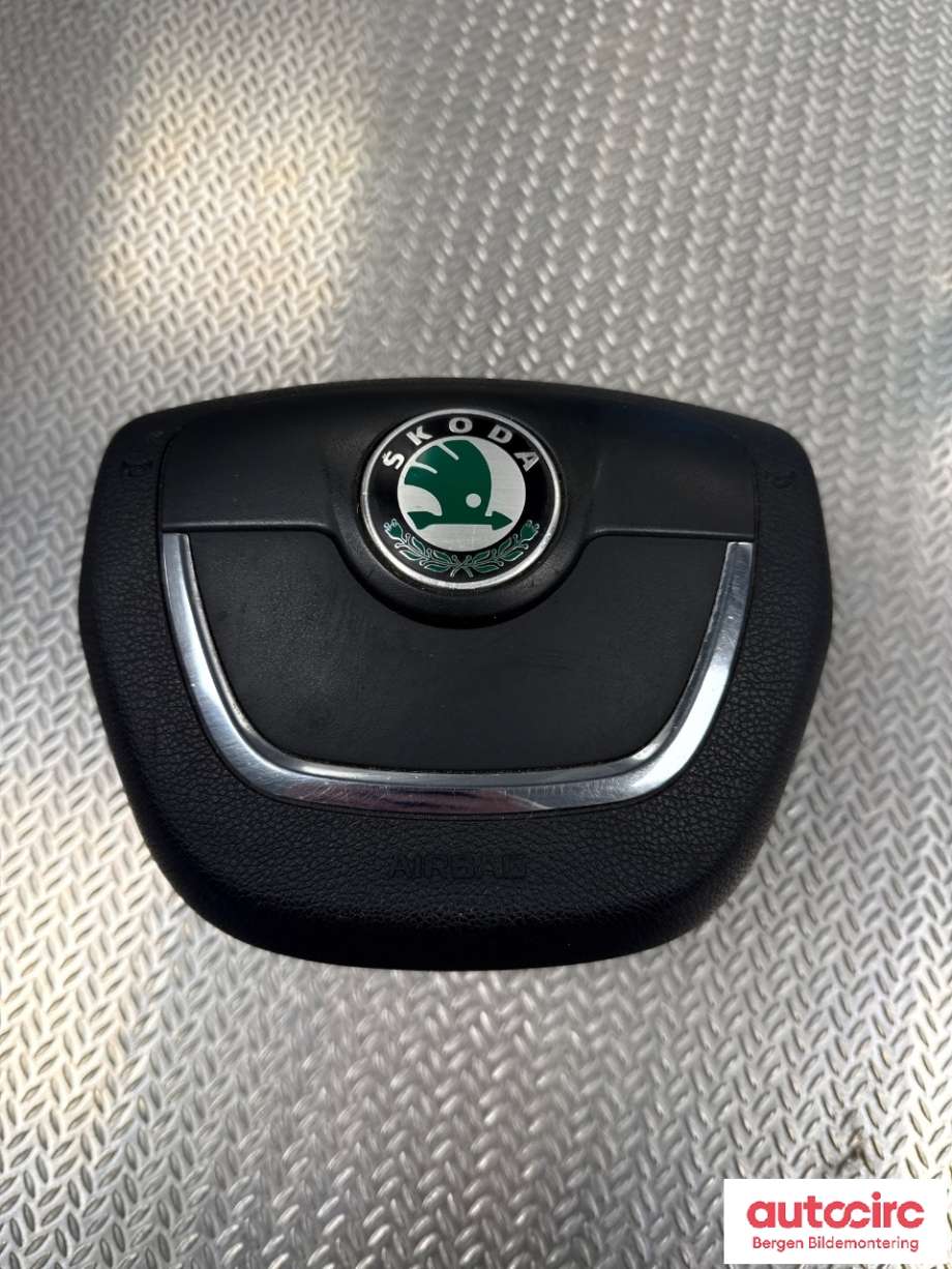 Airbag rattpute til Škoda Superb, 2008-2015 (Type II)  (SKODA|1Z0 880 201 AS TDZ)