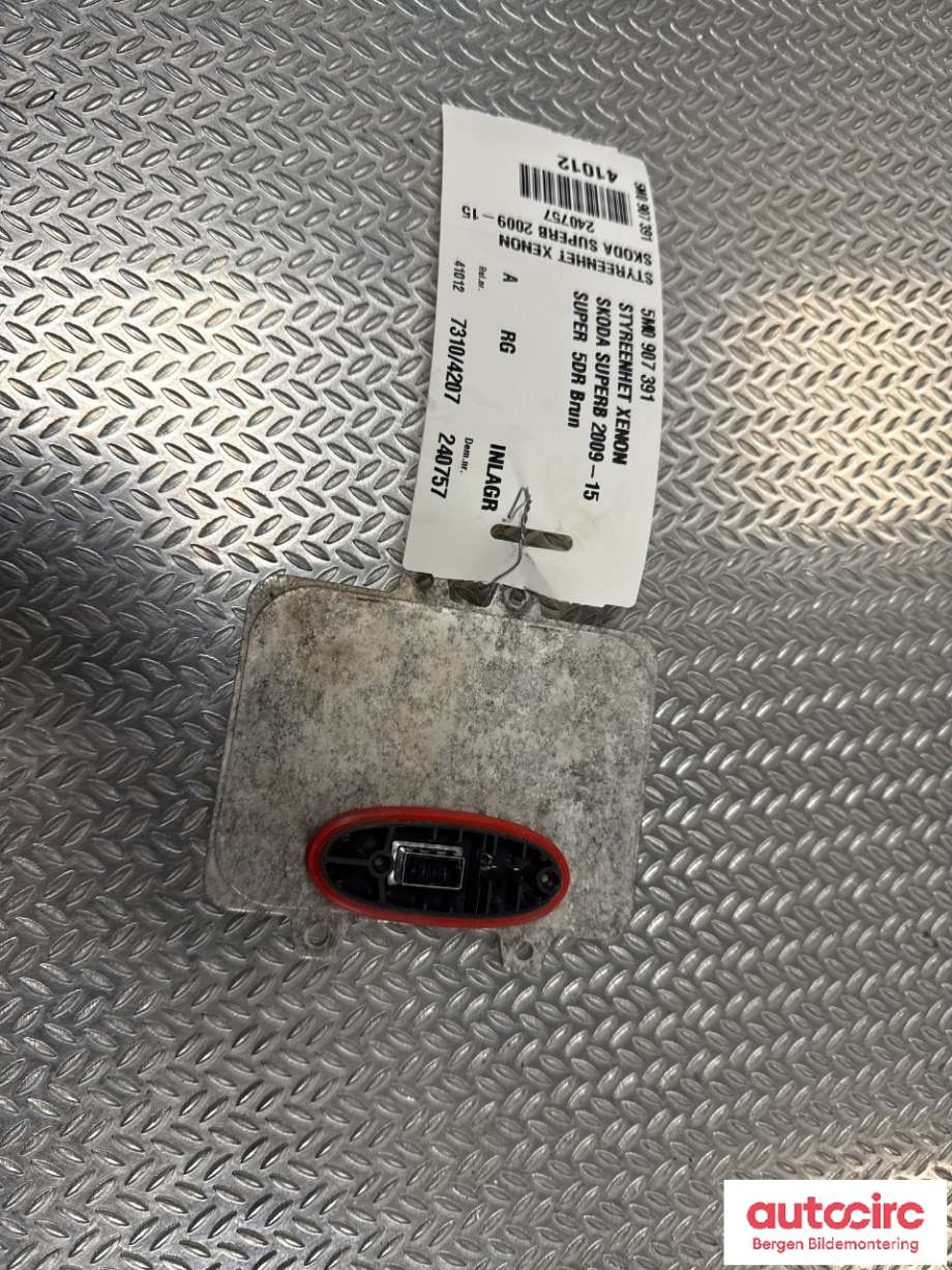 Styreenhet xenon/ballast til Škoda Superb 2008-2015 (Type II)  (SKODA|5M0 907 391|)