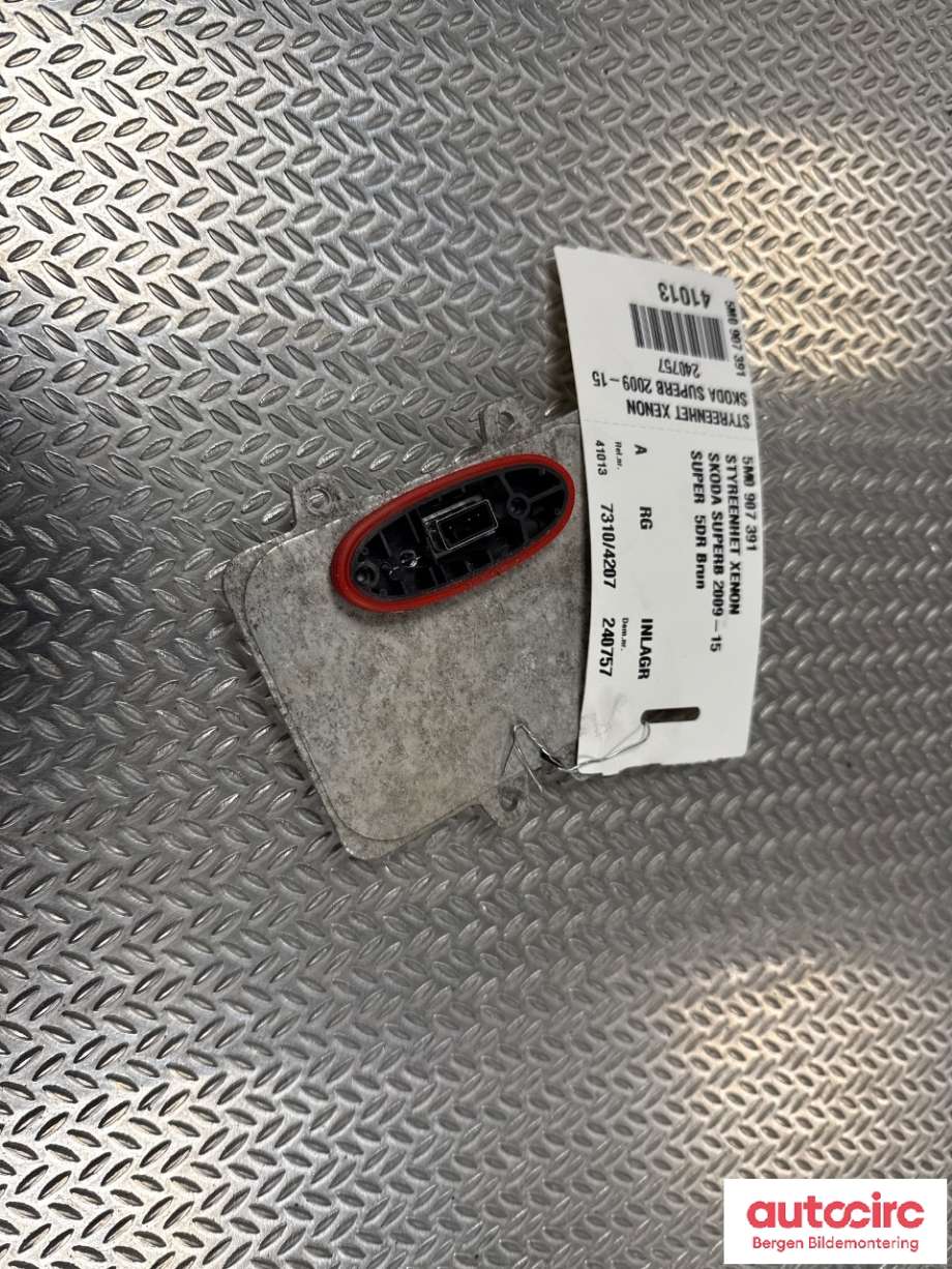 Styreenhet xenon/ballast til Škoda Superb 2008-2015 (Type II) (SKODA|5M0 907 391|)