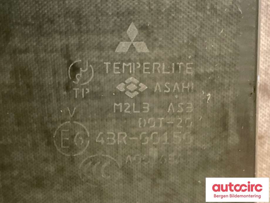 Siderute høyre bak til Mitsubishi Pajero 2007-2016 (Type IV, Fase 1)  (MITSUBISHI|MR436984|)