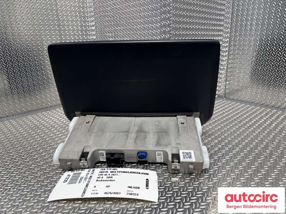 Instrument kjørecomputer til VW ID.4 2020-->>  (VOLKSWAGEN|10B 919 605|)