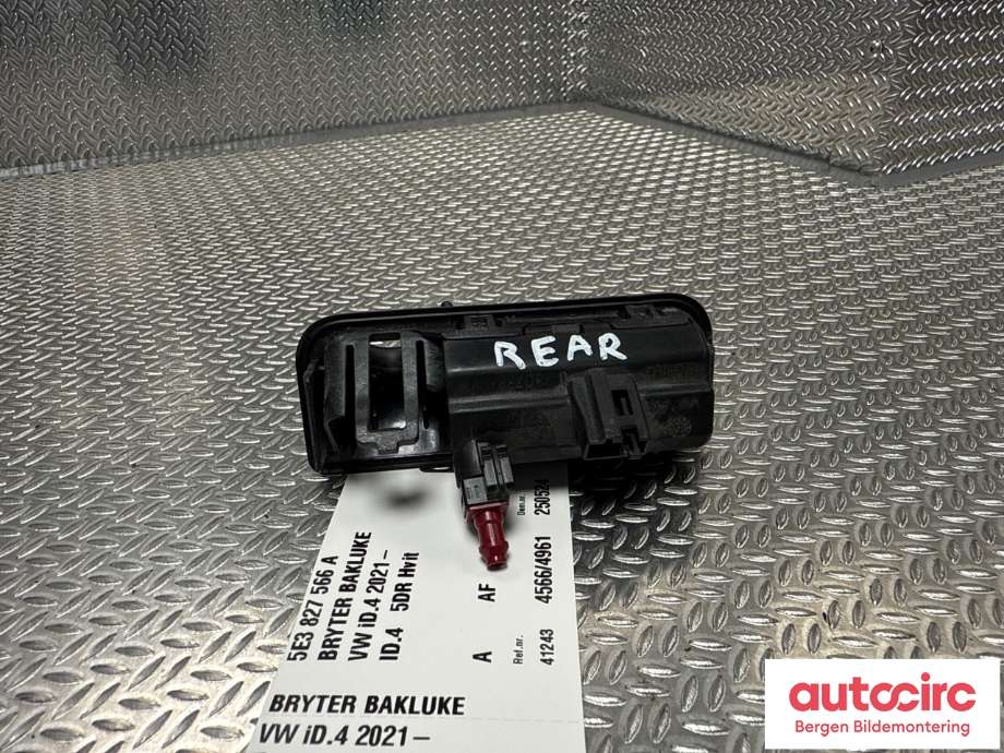 Bryter baklukeåpner til VW ID.4 2020-->> (VOLKSWAGEN|5E3 827 566 A|)