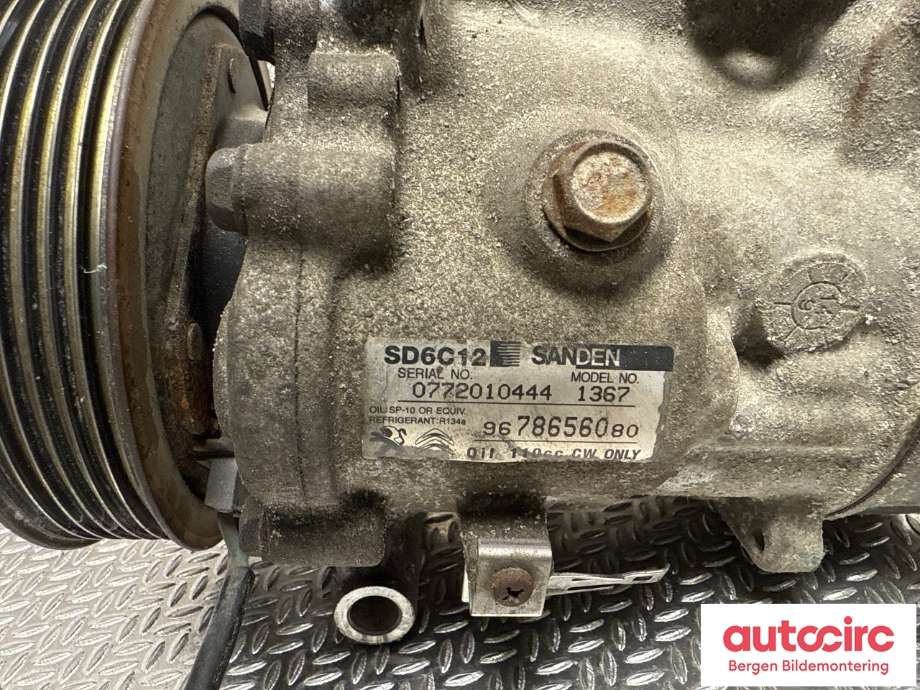 Aircondition kompressor til Peugeot Partner 2008-2015 (Type II, Fase 1)  (PEUGEOT|98 228 268 80|6487 08|)
