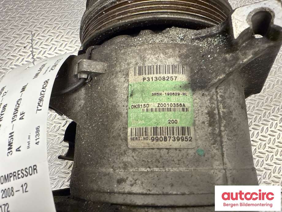 Aircondition kompressor til Ford Kuga 2008-2012 (Type I)  (FORD|1673990|3M5H-19D629-ML|)