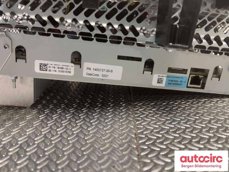 Instrument kjørecomputer til Tesla Model S 2013-2016 (Fase 1) (TESLA|1015898-00-A|)