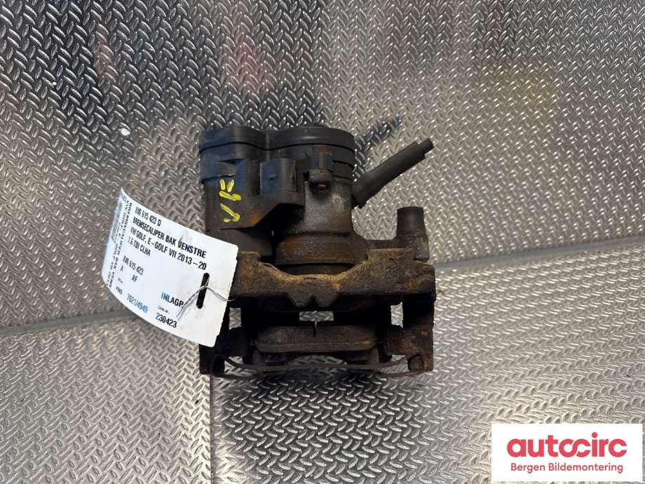 Bremsecaliper venstre bak til VW Golf VII 2012-2017 (Fase 1) (VOLKSWAGEN|8V0 615 423 D|8V0 615 423|5G0 615 423 D)