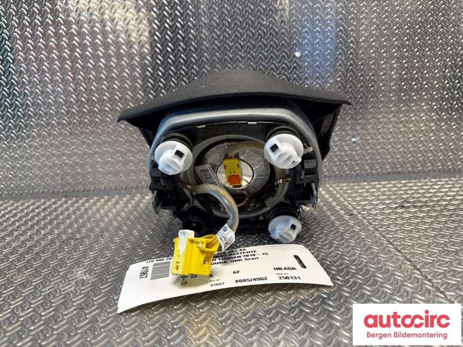 Airbag rattpute til VW Touran 2010-2015 (Type I, Fase 3)  (VOLKSWAGEN|1T0 880 201 AA|)