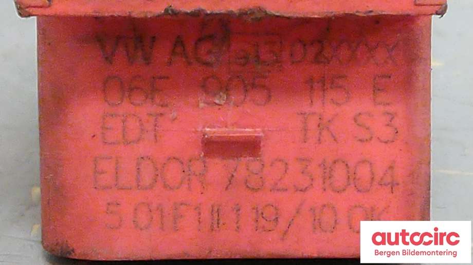 Coil elektronisk til Audi A6 2005-2008 (Type III, Fase 1) (C6) (C6) (AUDI|06E 905 115 E|)