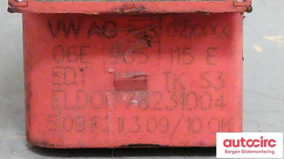 Coil elektronisk til Audi A6 2005-2008 (Type III, Fase 1) (C6) (C6) (AUDI|06E 905 115 E|)
