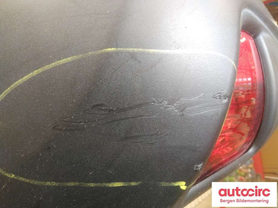 Støtfanger bak til Peugeot 2008 2013-2019 (Type I)  (PEUGEOT|16 101 162 80|)