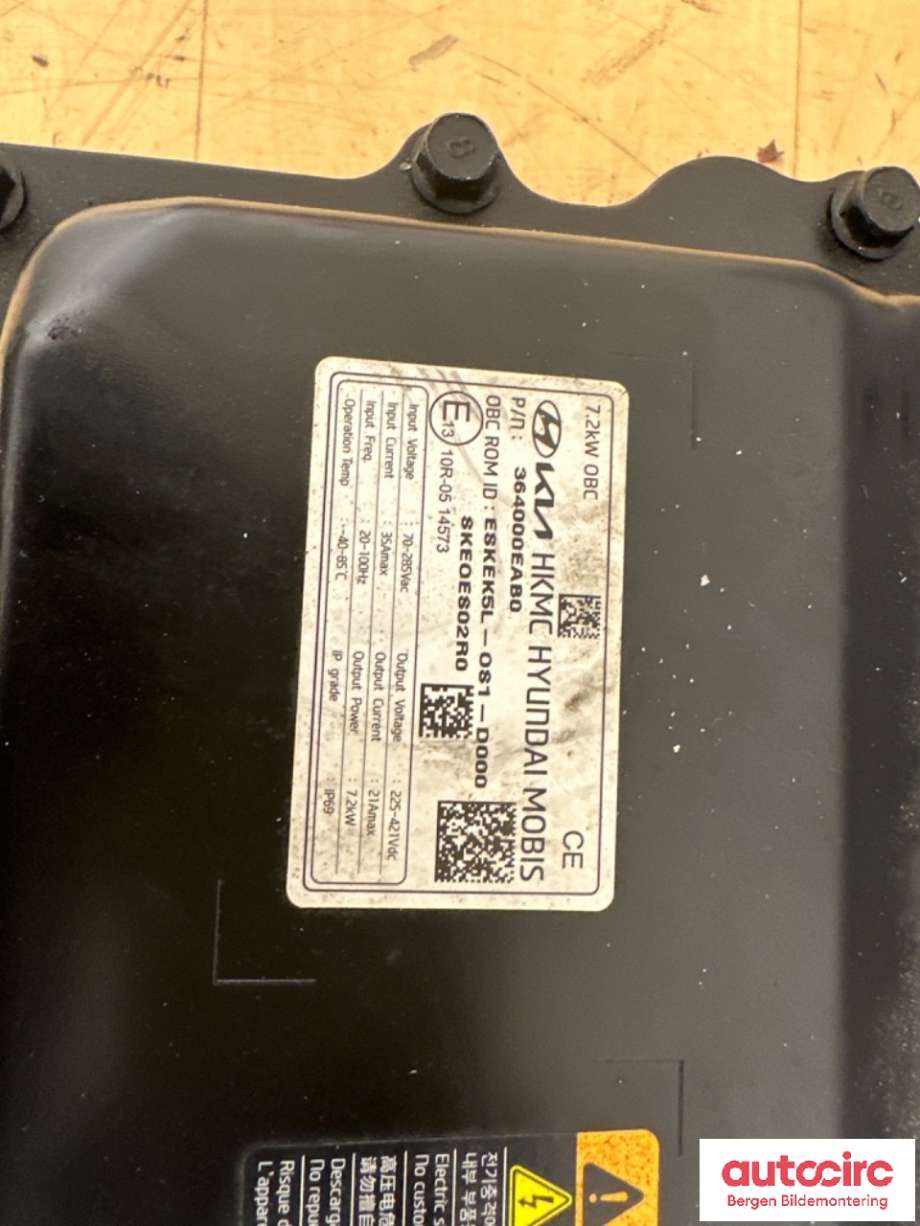 Batterilader (OBC - On Board Charger) til Kia e-Soul 2019-->> (Type III) (KIA|36400-0EAB0|364000EAB0)
