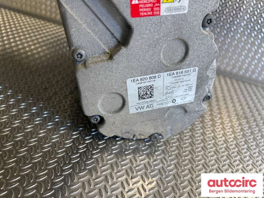 Aircondition kompressor til Audi Q4 e-tron 2021-->>  (AUDI|1EA 820 808 D|)