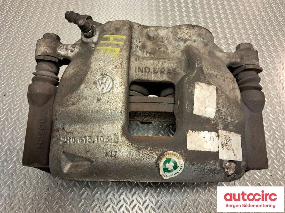 Bremsecaliper høyre foran til VW Amarok 2010-2016 (Type I, Fase 1)  (VOLKSWAGEN|2H0 615 124 B|)
