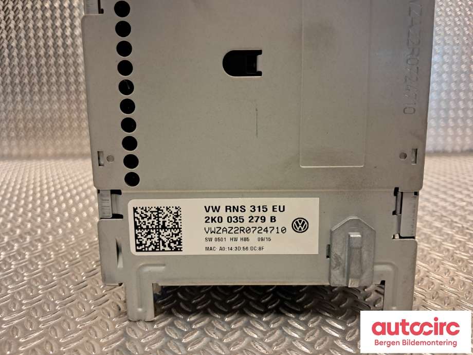 Bilstereo til VW Amarok 2010-2016 (Type I, Fase 1) (VOLKSWAGEN|2K0035279B||2K0 035 279 B)