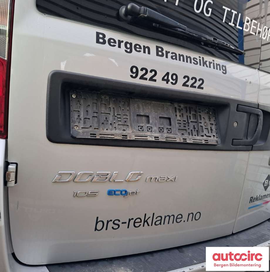 Dør venstre bak varebil til Fiat Doblo 2010-->> (Type II)  (FIAT|52109291|)