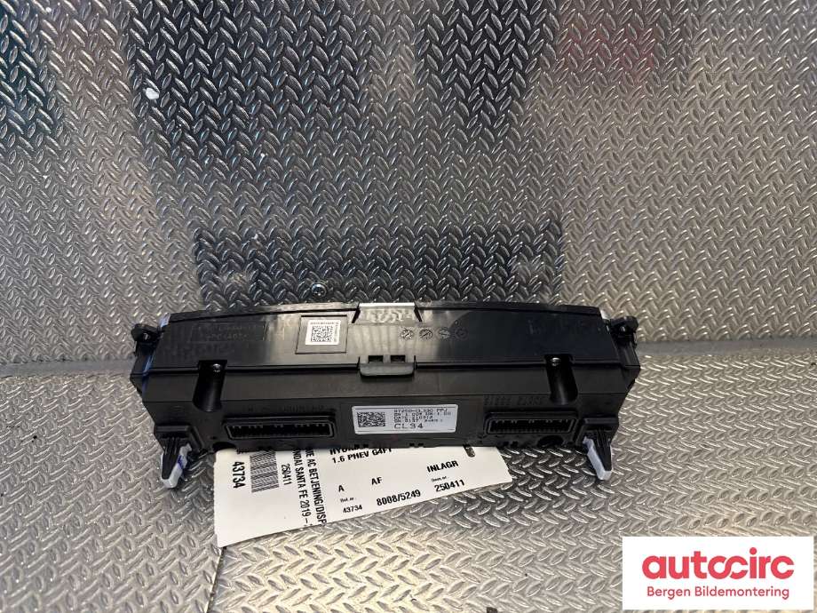 Varmeapparat betjening til Hyundai Santa Fe 2021-->> (Type IV) (HYUNDAI|97250CL330PPJ|)