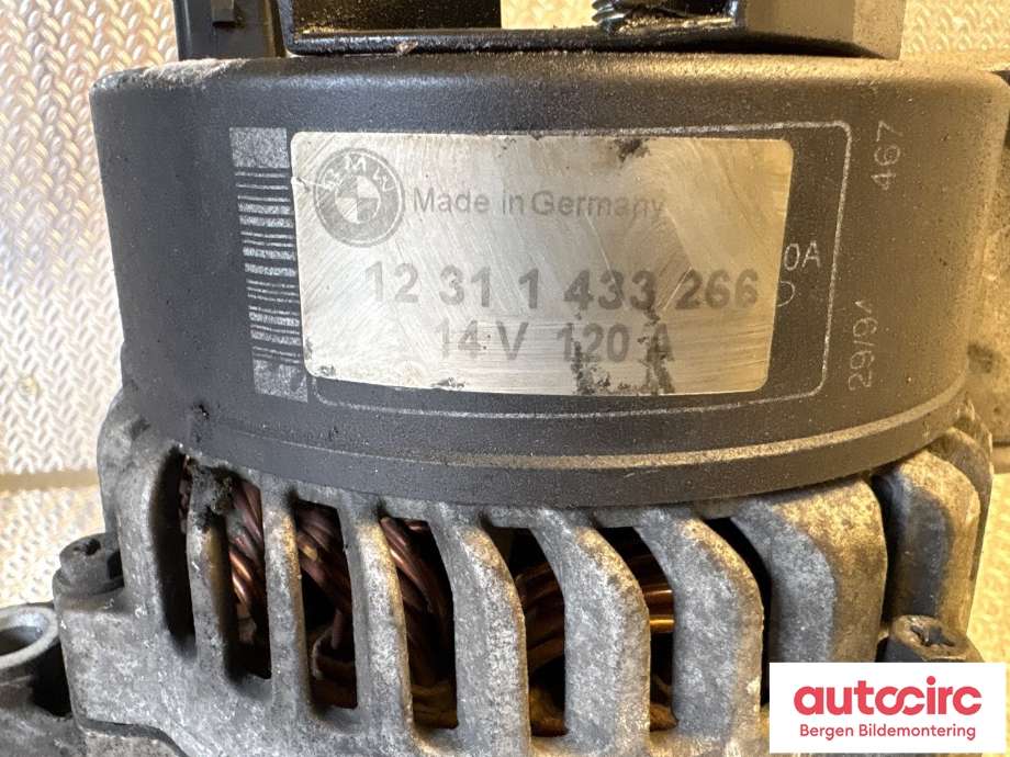 Dynamo til BMW 5-Serie 1996-2003 (E39) (E39) (BMW|12 31 1 433 266|)