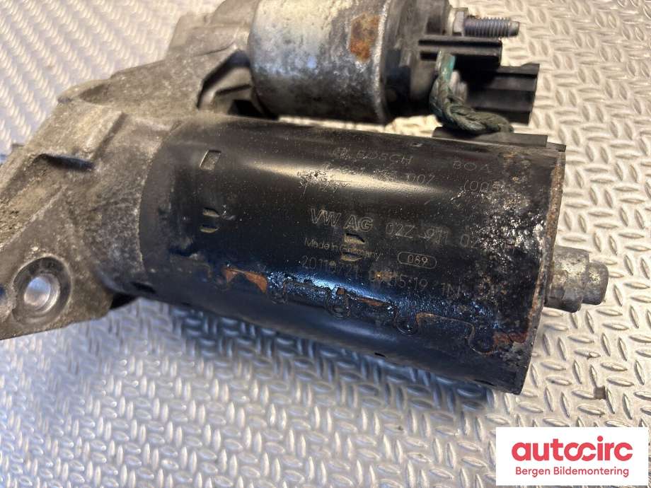 Starter diesel til Audi A3 2009-2012 (Type II, Fase 2)  (AUDI|02Z 911 024 H|)