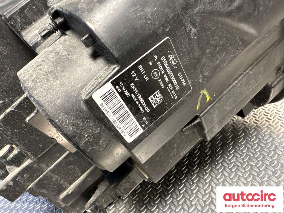 Frontlykt venstre halogen til Ford Transit Connect 2018-->> Type II, Fase 2  (FORD|2382914|KK31-13W030-DD|)