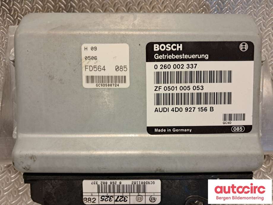 Styreenhet girkasse til Audi A8 1995-2002 (Type I) (AUDI|4D0 927 156 B|)