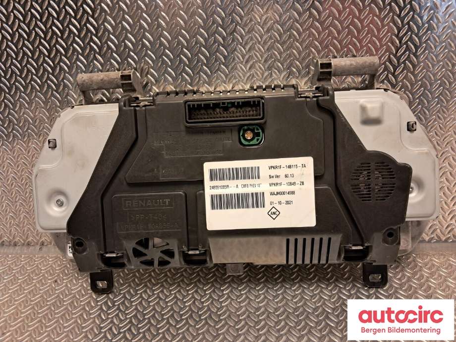 Instrument kjørecomputer til Renault Captur 2020-->> (Type II)  (RENAULT|248091085R|)