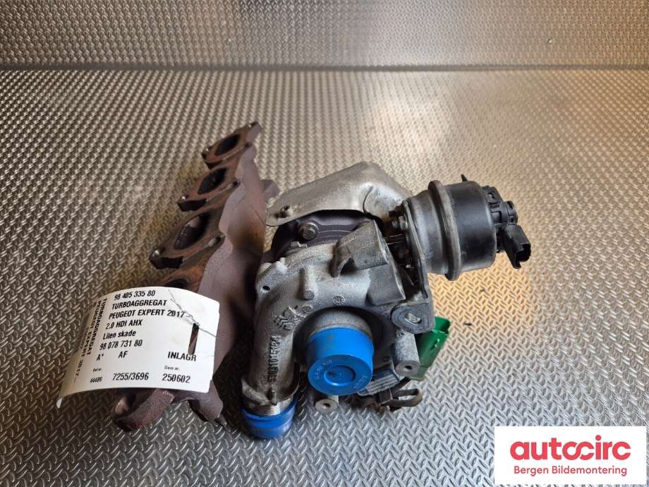 Turbo til Peugeot Expert 2016-->> (Type III)  (PEUGEOT|98 405 335 80|98 078 731 80|)