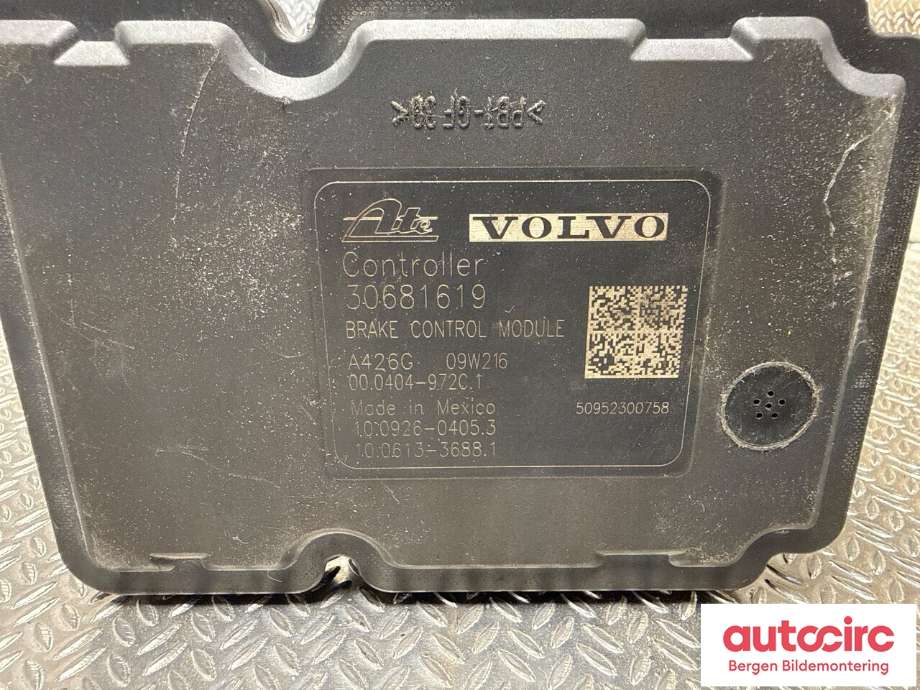 ABS sentral til Volvo V70 2007-2013 (Type III, Fase 1)  (VOLVO|31329140|)