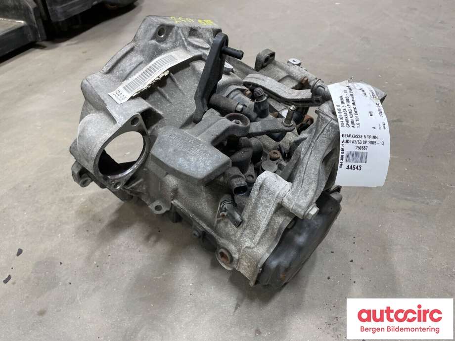 Girkasse manuell til Audi A3 2009-2012 (Type II, Fase 2)  (AUDI|0A4 300 046 H|)