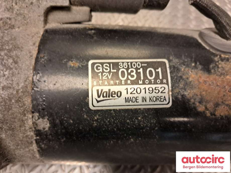 Starter til Hyundai i20 2015-2020 (Type II) (HYUNDAI|3610004700|3610004800|)