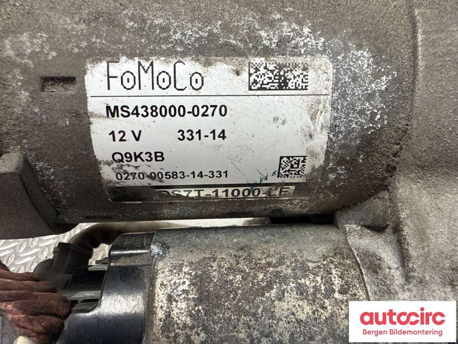 Starter diesel til Ford Focus 2014-2018 (Type III, Fase 2)  (FORD|1870892|DS7T-11000-LE|)
