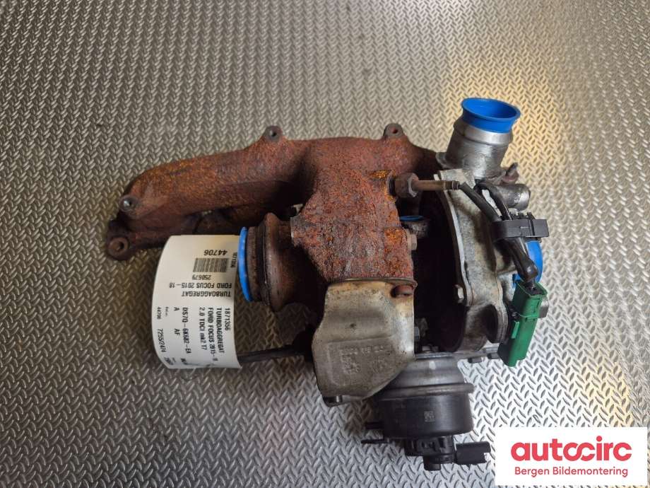 Turbo til Ford Focus 2014-2018 (Type III, Fase 2)  (FORD|1871356|DS7Q-6K682-EA|)