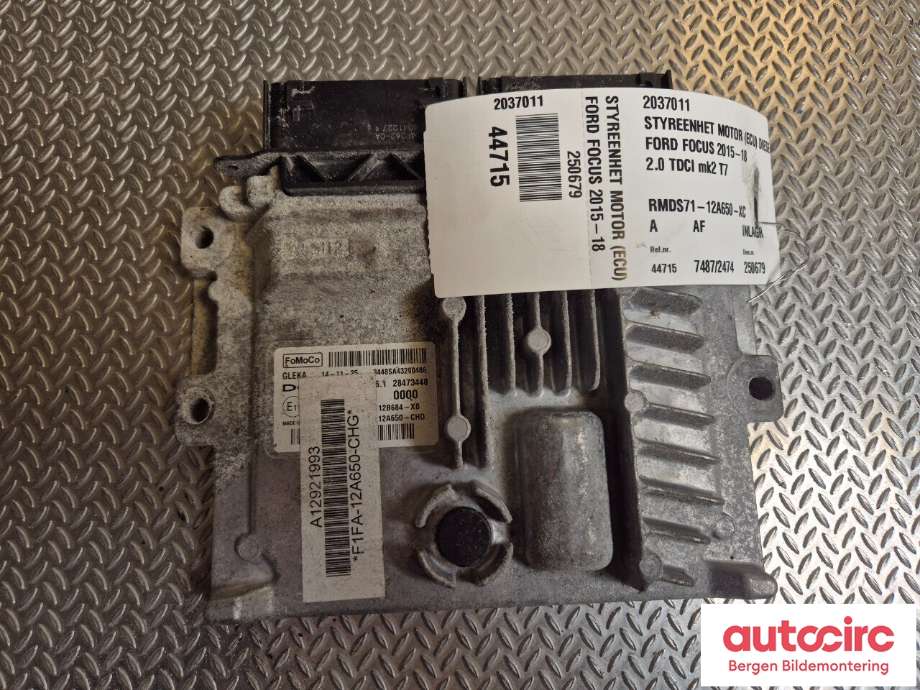 Styreenhet motor til Ford Focus 2014-2018 (Type III, Fase 2) (FORD|2037011|RMDS71-12A650-XC|)