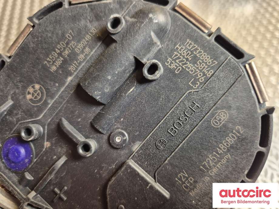 Viskermotor frontrute til BMW i3 2013-2022  (BMW|61 61 5 A36 E99|)