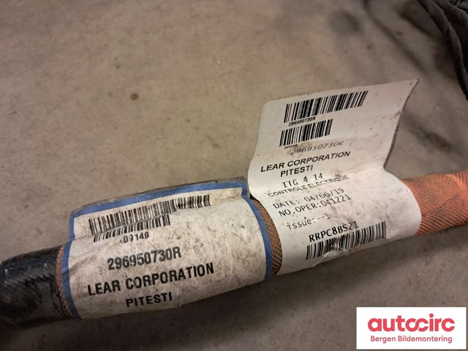 Kabel høy volt (HV) hybrid til Renault Zoe 2013-2019 (Fase 1)  (RENAULT|296950730R|)