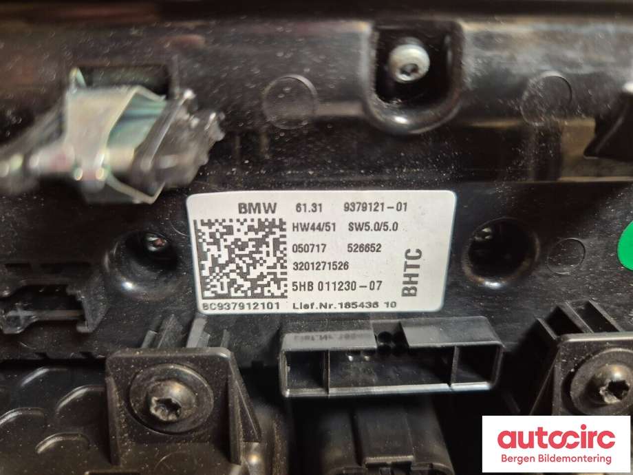 Varmeapparat betjening til BMW i3 2013-2022  (BMW|61 31 5 A0A 3F7|)