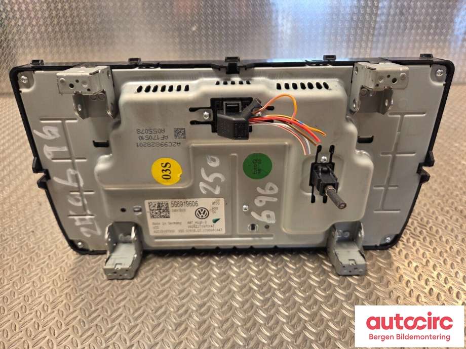 Instrument kjørecomputer til VW e-Golf 2017-2020 (Fase 2)  (VOLKSWAGEN|5G6 919 606||5G6 919 606 C)