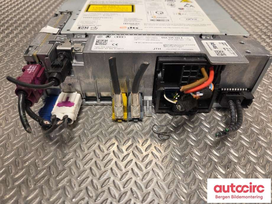 Bilstereo til VW e-Golf 2017-2020 (Fase 2) (VOLKSWAGEN|5NA 035 022 A|)